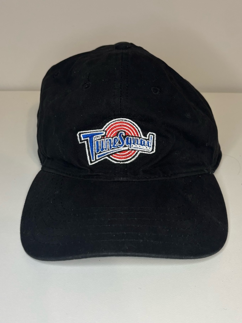 Space Jam “Tune Squad” Black Baseball Hat with Embroidered Logo